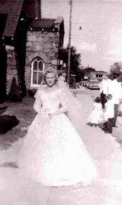 1950s - Mary Sharpe wedding